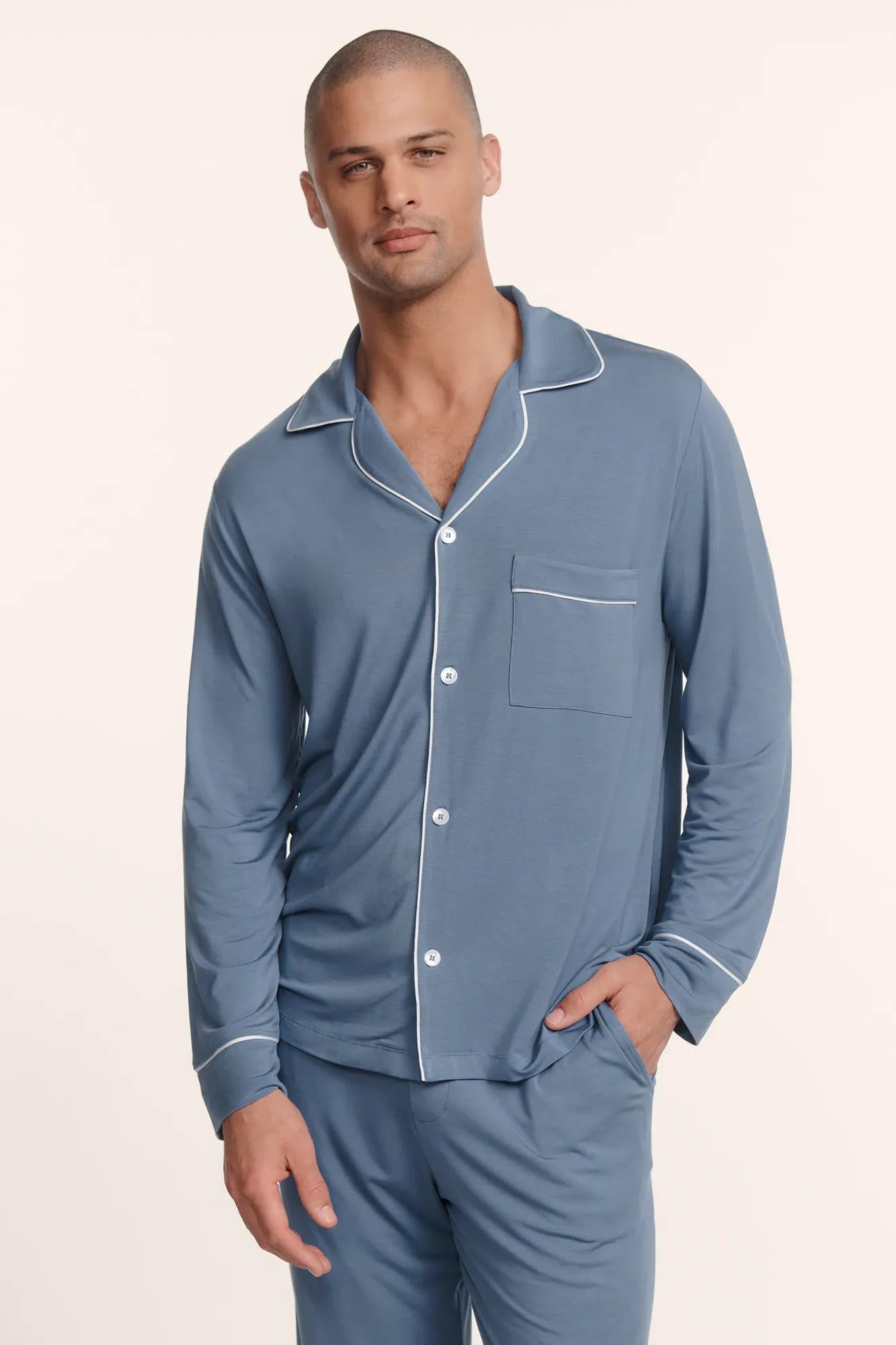Eberjey William TENCEL™ Modal Long PJ Set