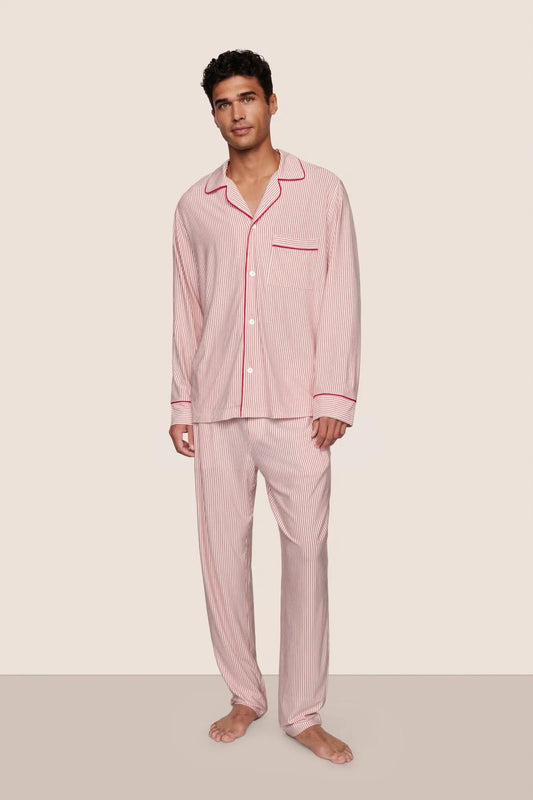 Eberjey William Printed TENCEL™ Modal Long PJ Set