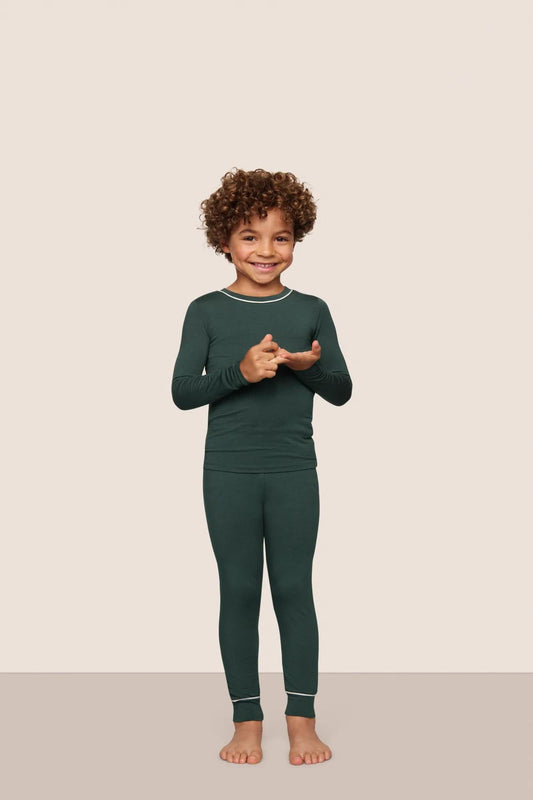 Eberjey Kids TENCEL™ Modal Unisex Long PJ Set