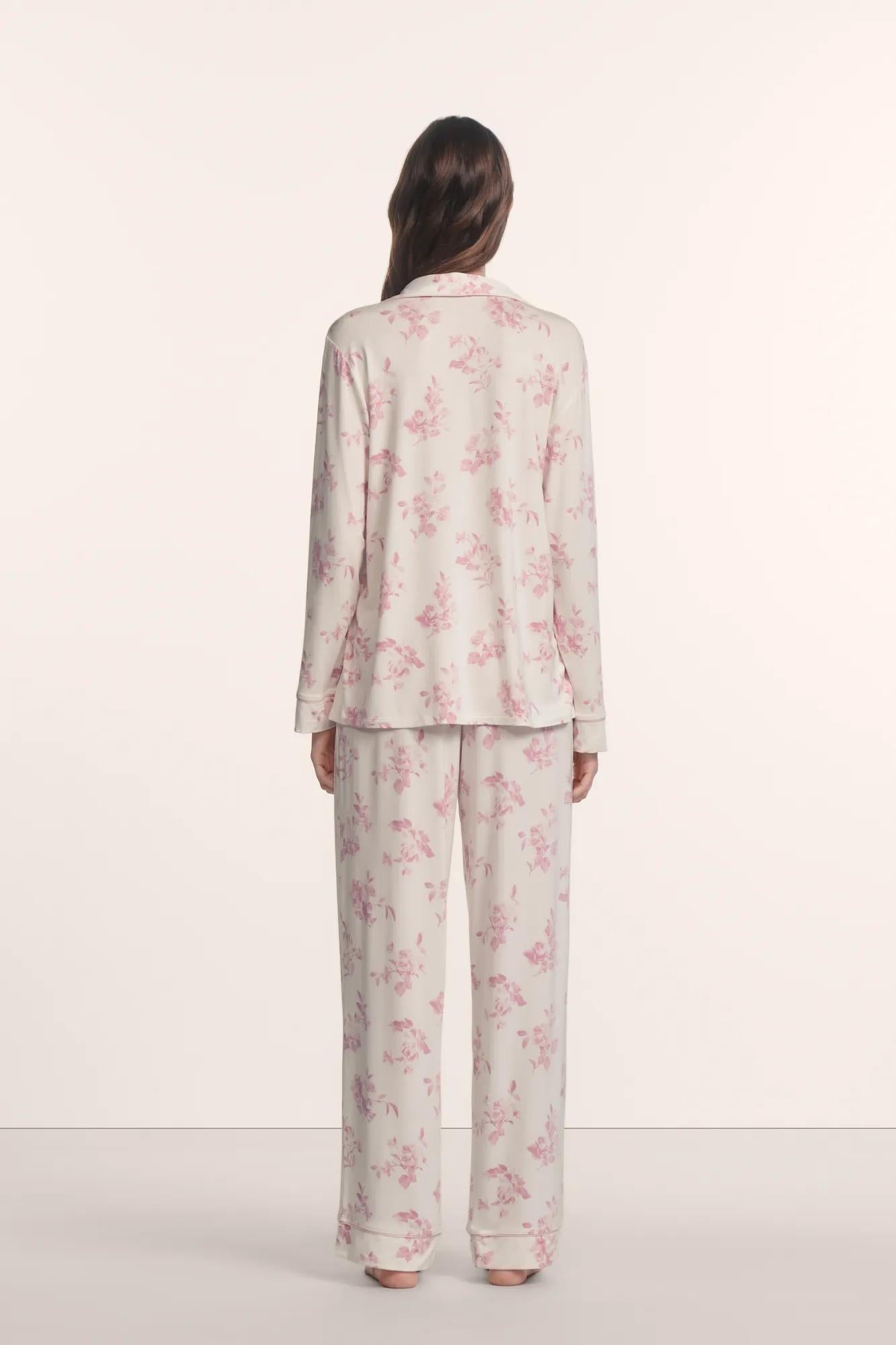 Eberjey Gisele Printed TENCEL™ Modal Long PJ Set