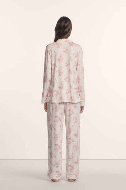 Eberjey Gisele Printed TENCEL™ Modal Long PJ Set