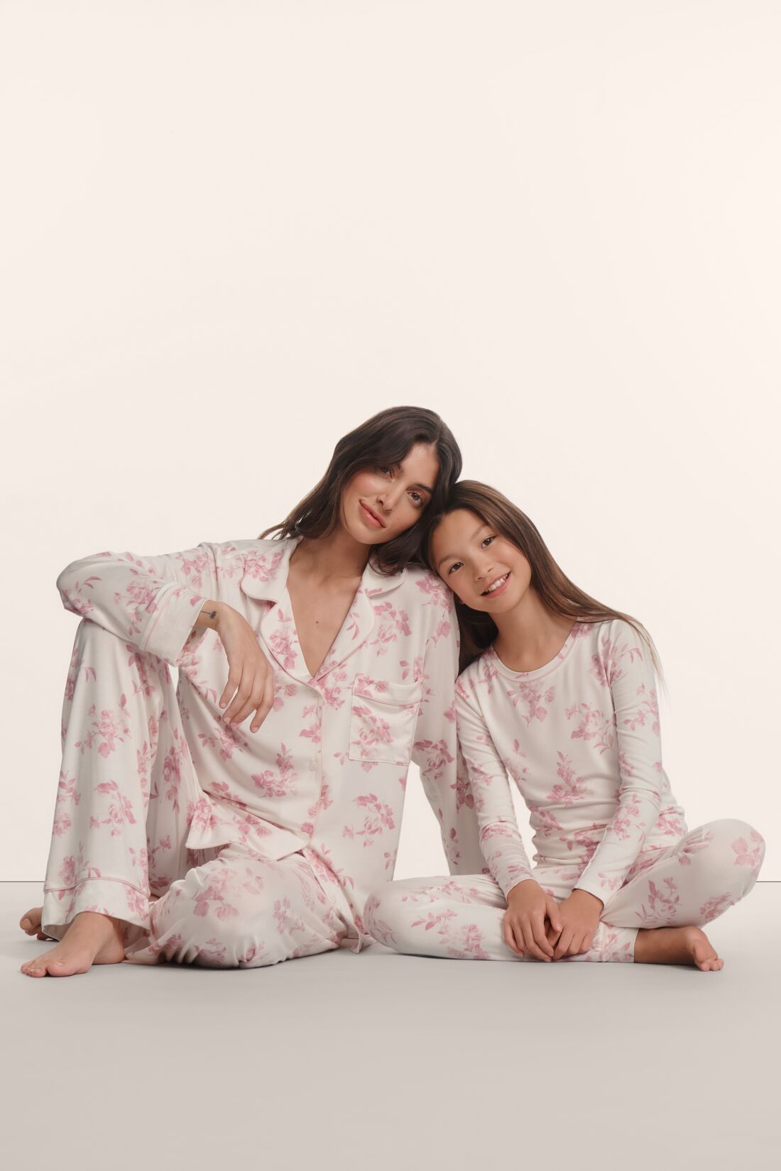 Eberjey Gisele Printed TENCEL™ Modal Long PJ Set
