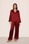 Simple Plaid Merlot/Ivory
