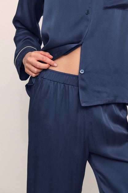 Eberjey Inez Washable Silk Long PJ Set