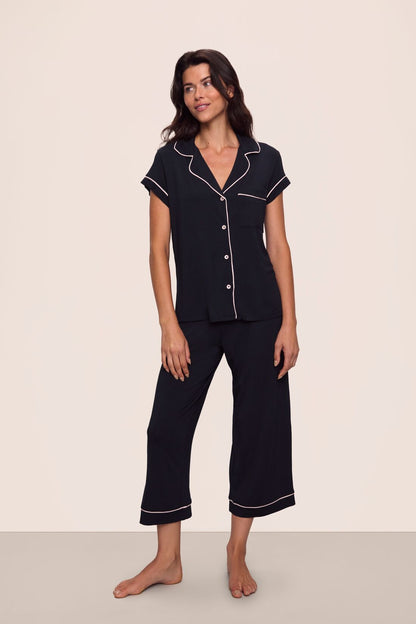 Eberjey Gisele TENCEL™ Modal Short Sleeve Cropped PJ Set