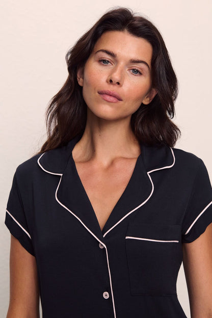 Eberjey Gisele TENCEL™ Modal Short Sleeve Cropped PJ Set