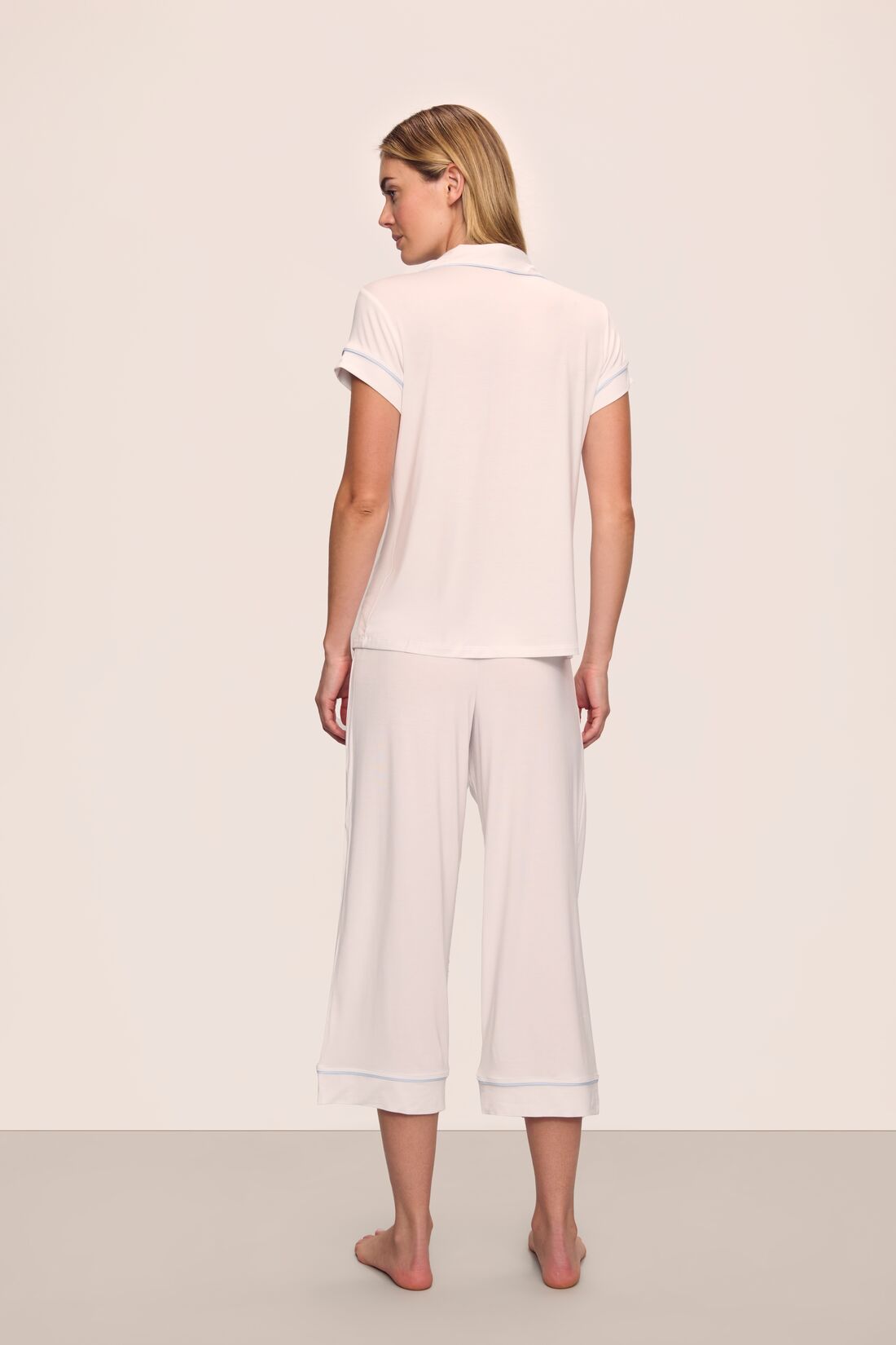 Eberjey Gisele TENCEL™ Modal Short Sleeve Cropped PJ Set