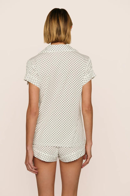 Eberjey Gisele Printed TENCEL™ Modal Shortie Short PJ Set