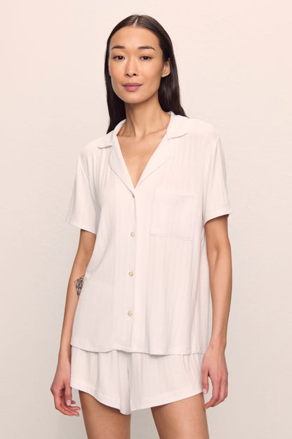 Eberjey Gisele TENCEL™ Modal Rib Relaxed Short PJ Set