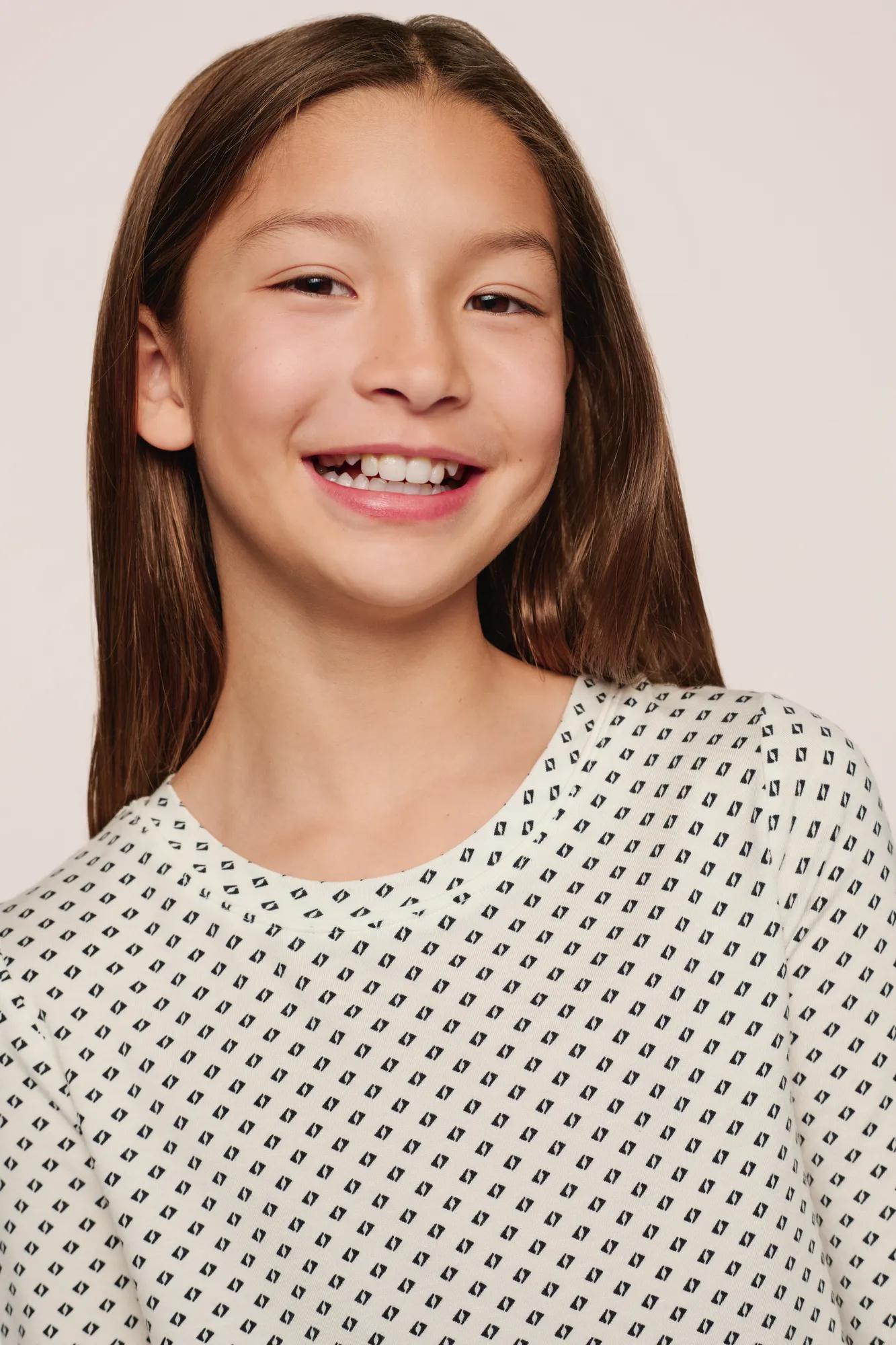 Eberjey Kids Printed TENCEL™ Modal Unisex Long PJ Set
