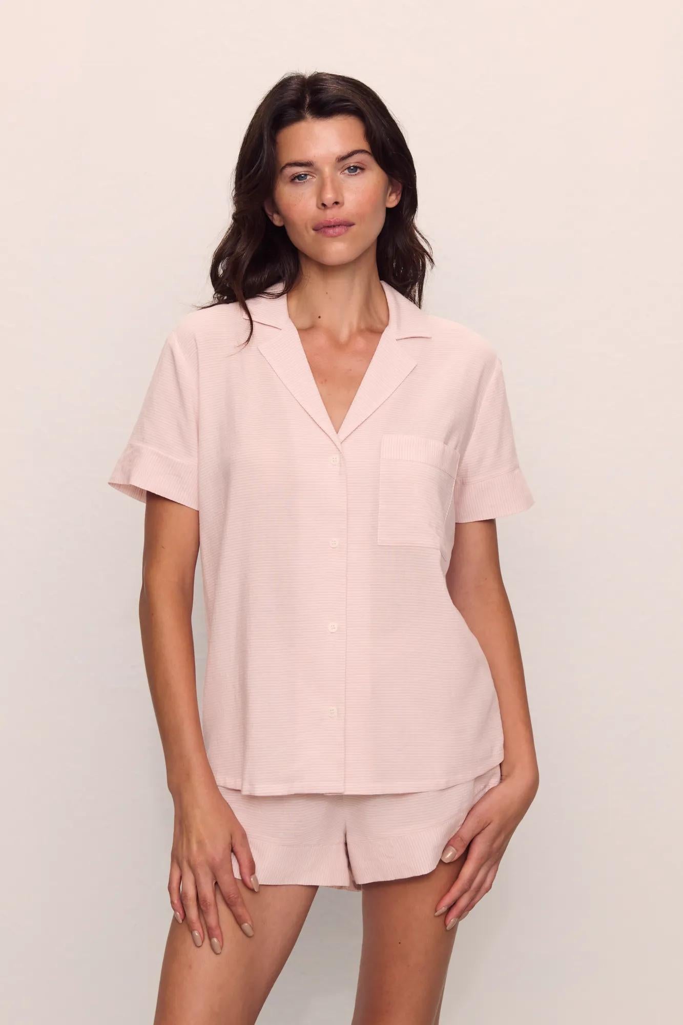 Eberjey Nautico Shortie Short PJ Set
