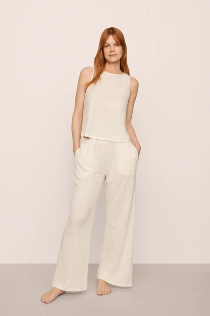 Eberjey Organic Linen Knit High Waisted Pant
