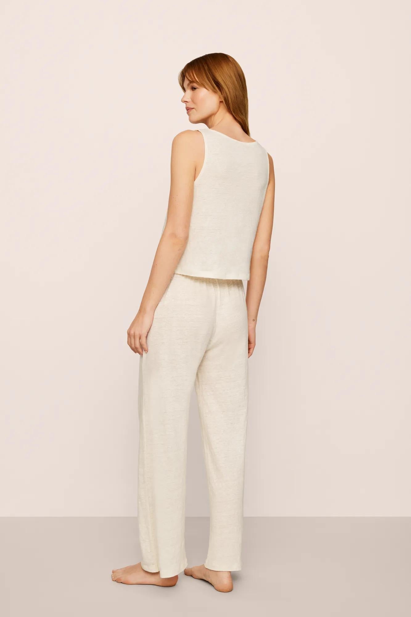 Eberjey Organic Linen Knit High Waisted Pant