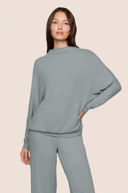 Eberjey Cozy Time Mock Neck Pullover