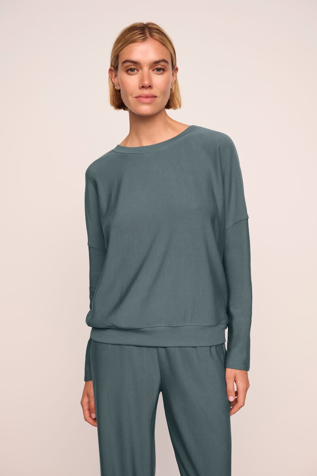 Eberjey Softest Sweats Boat Neck Pullover