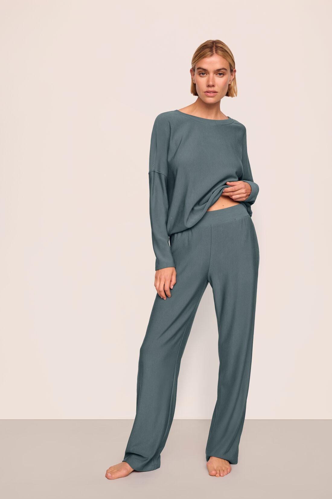 Eberjey Softest Sweats Boat Neck Pullover