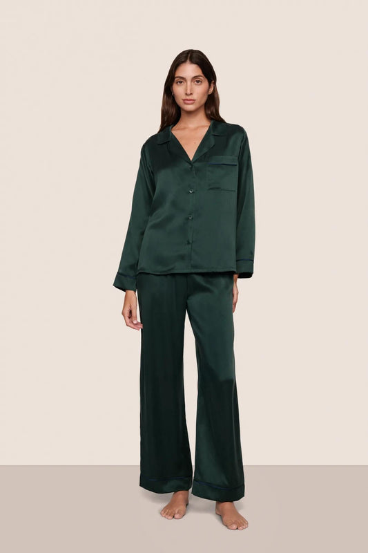 Eberjey Inez Washable Silk Long PJ Set