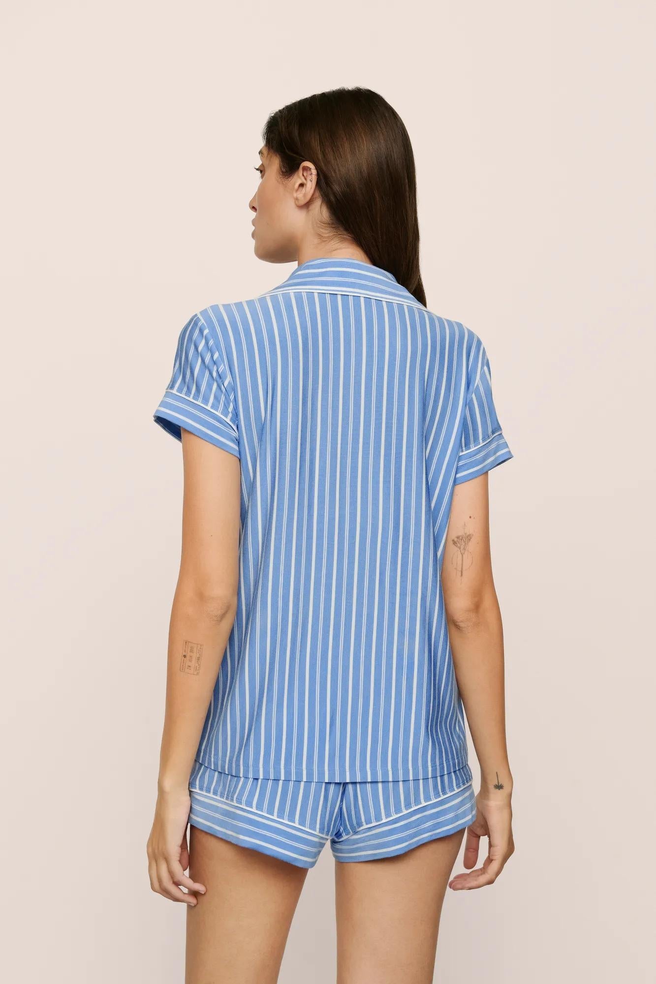 Eberjey Gisele Printed TENCEL™ Modal Shortie Short PJ Set