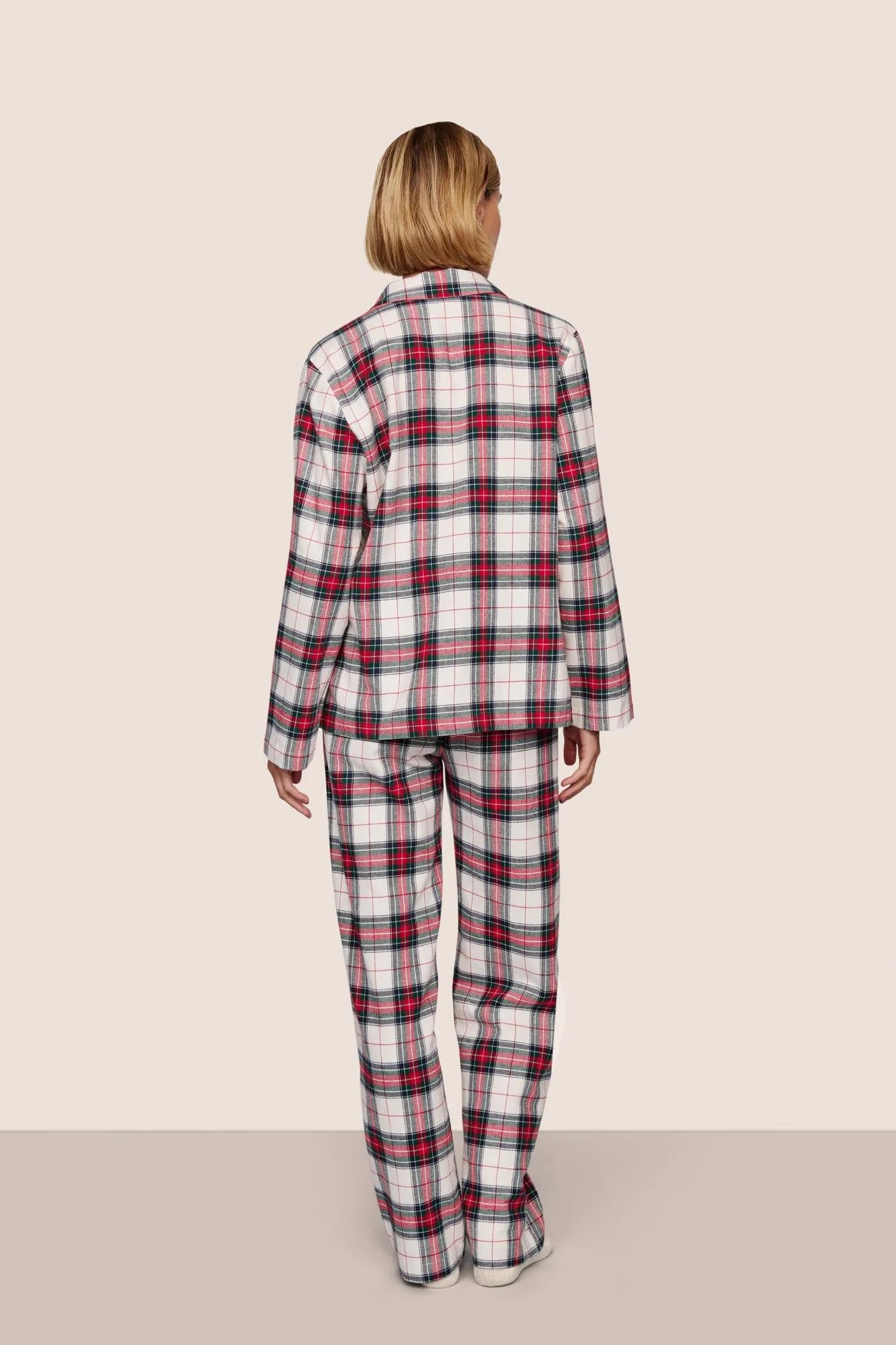 Eberjey Flannel Long PJ Set