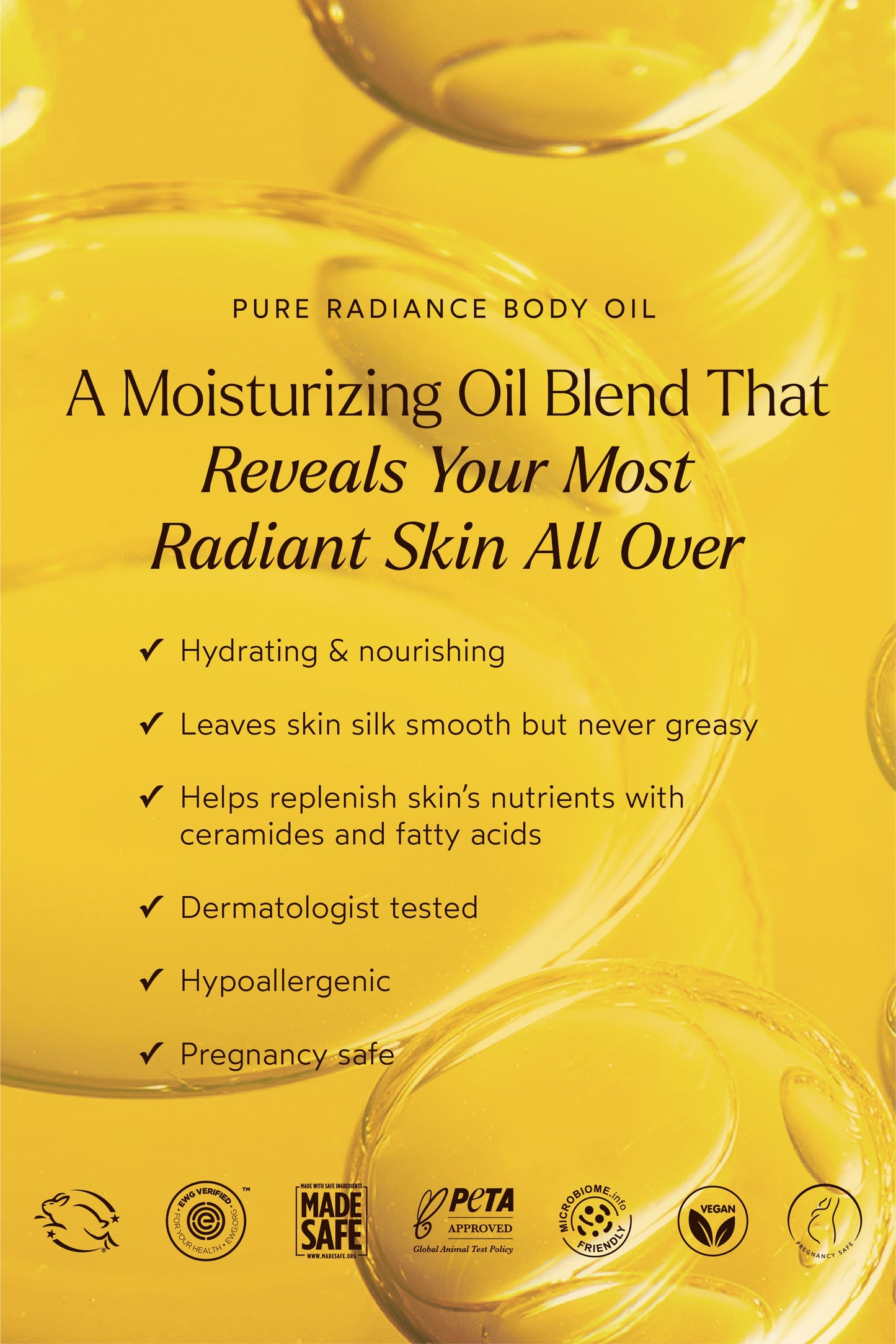 Eberjey True Botanicals Pure Radiance Body Oil
