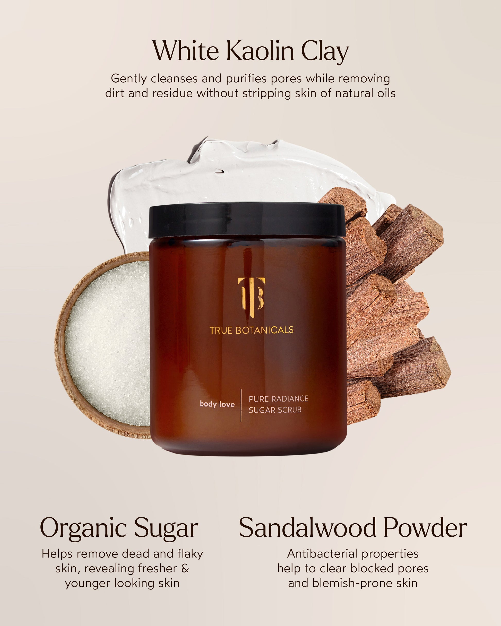 Eberjey True Botanicals Pure Radiance Sugar Scrub