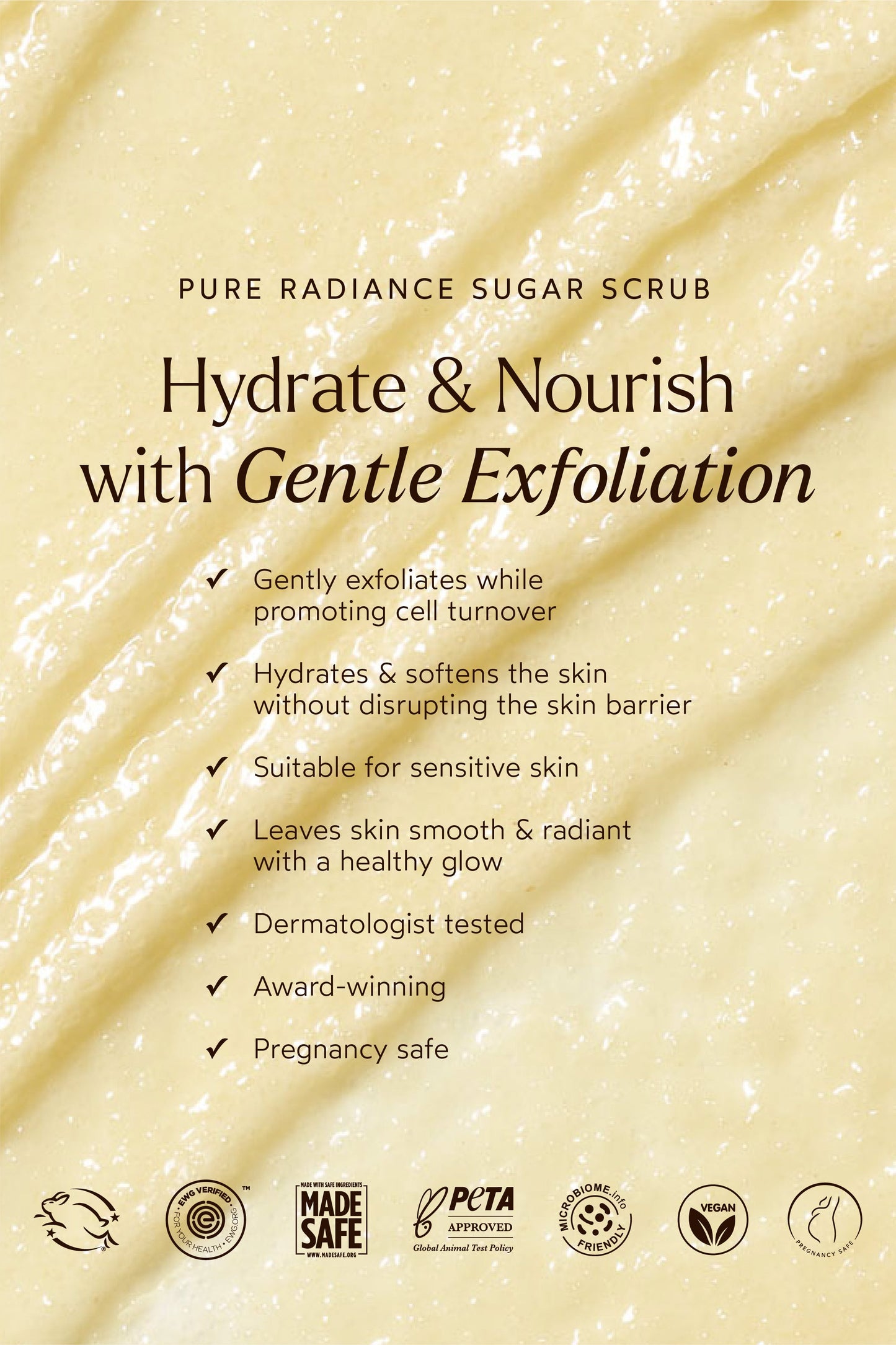 Eberjey True Botanicals Pure Radiance Sugar Scrub