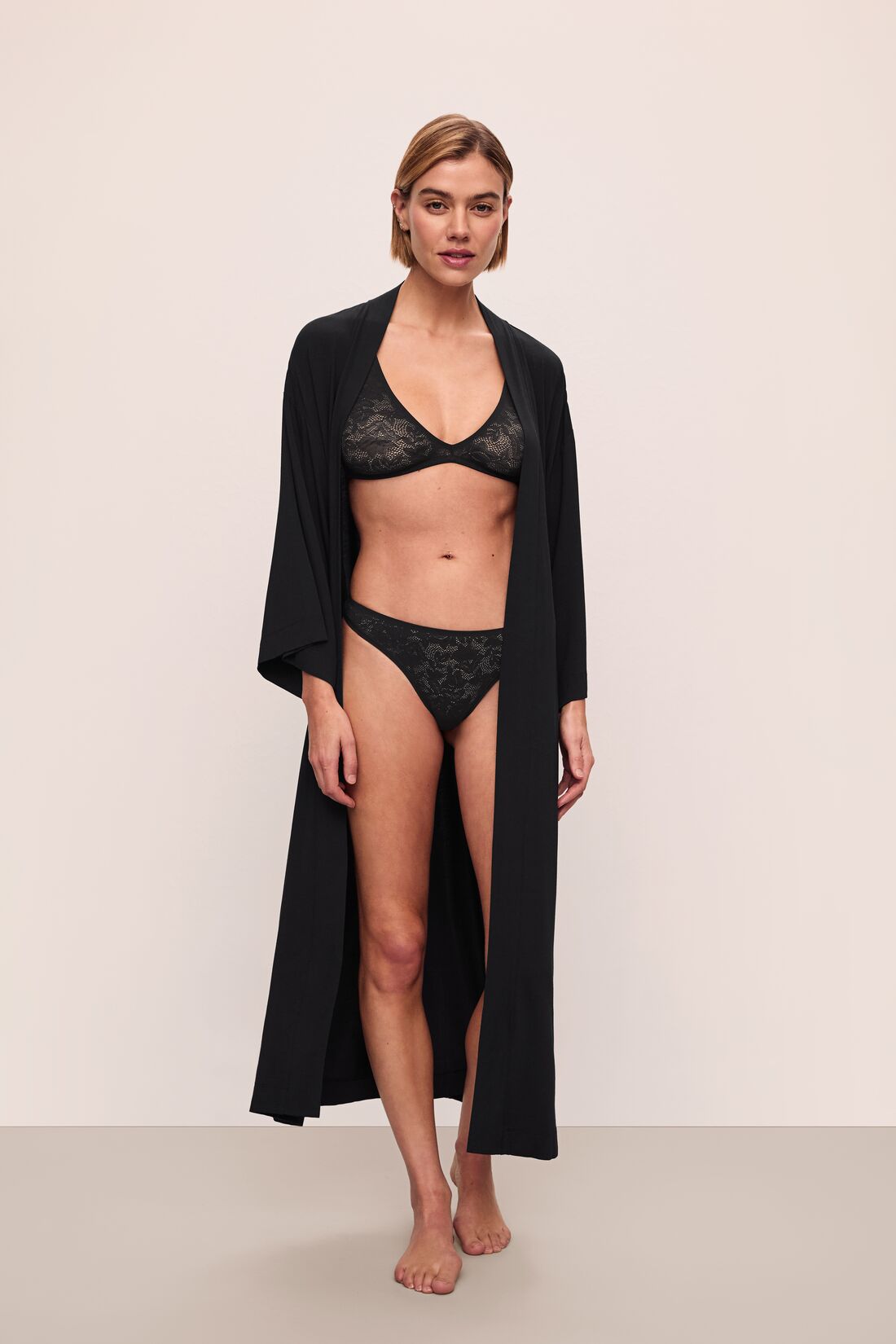 Eberjey Soft Stretch Recycled Lace Plunge Bralette