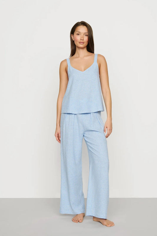 Eberjey Linen Blend V Neck Cami