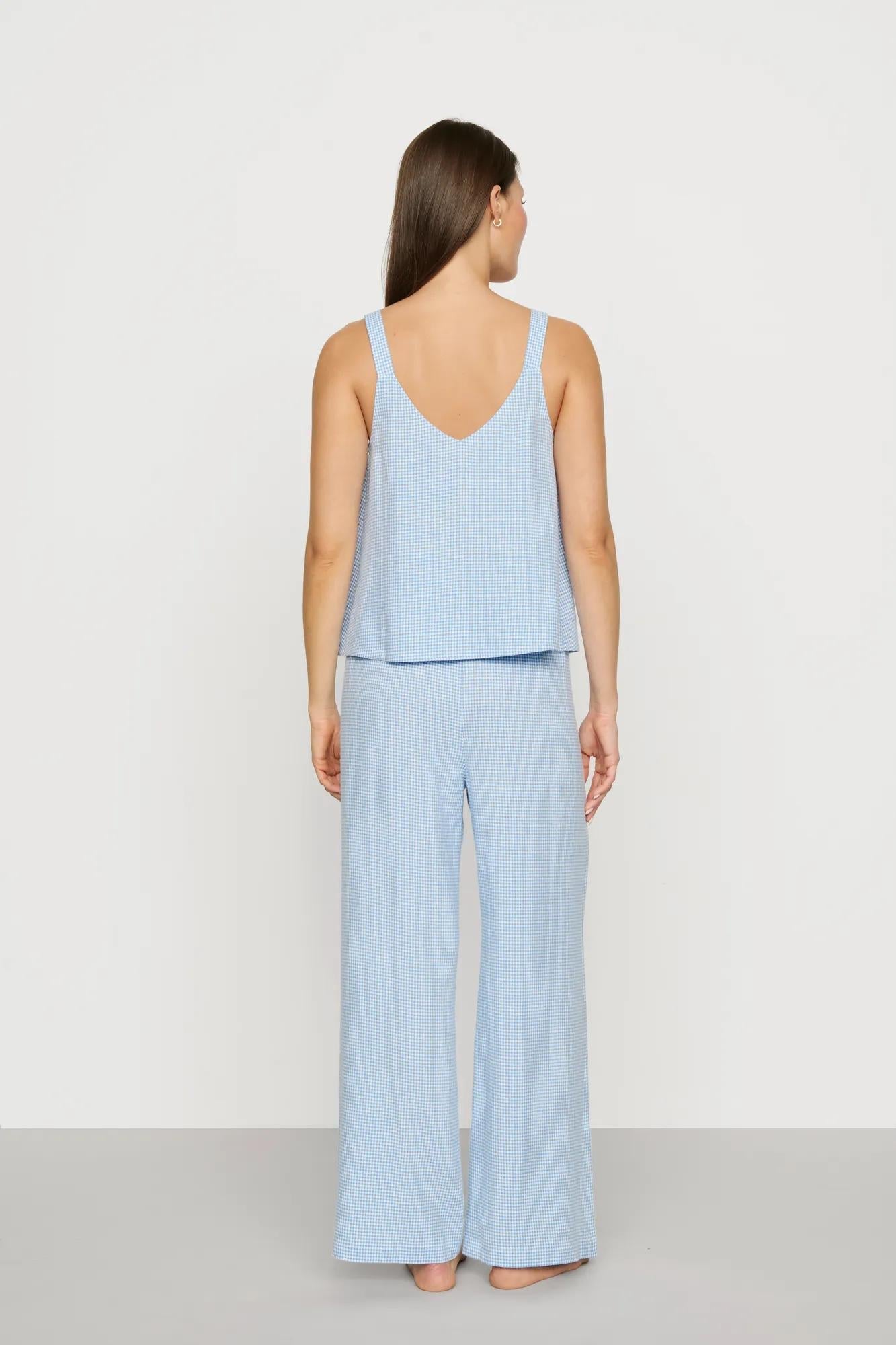 Eberjey Linen Blend V Neck Cami