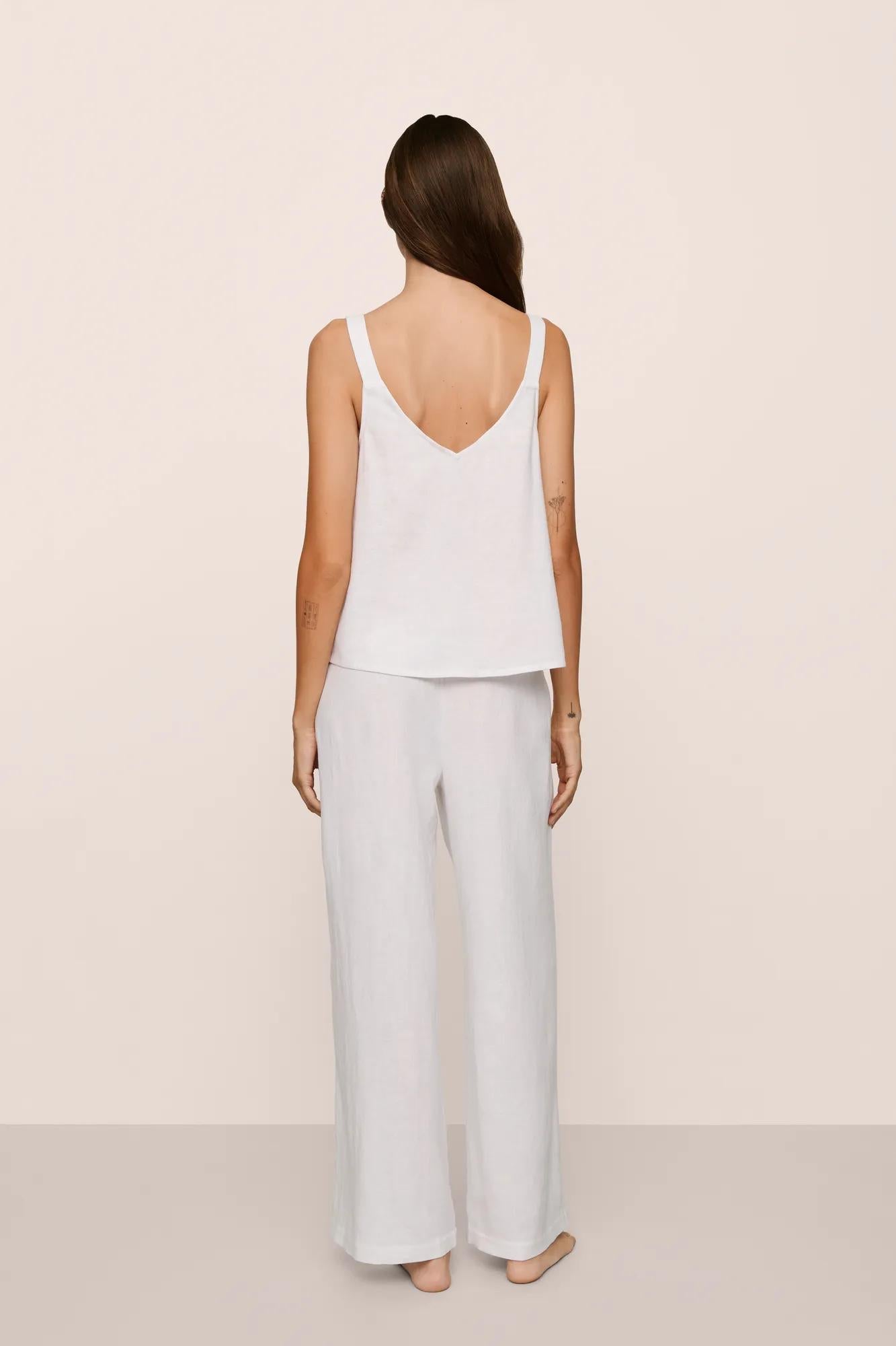 Eberjey Linen Blend V Neck Cami