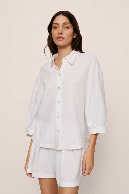 Eberjey Linen Blend Relaxed Short