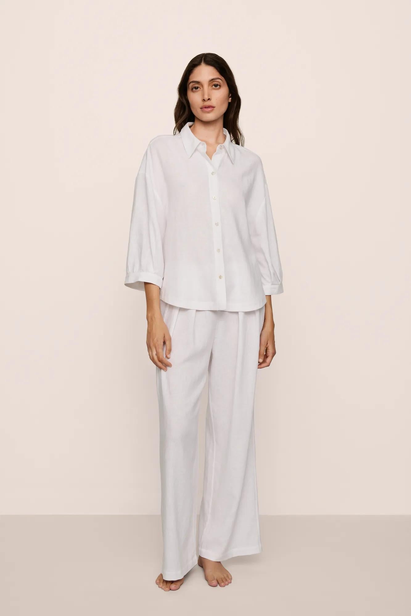 Eberjey Linen Blend Relaxed Top