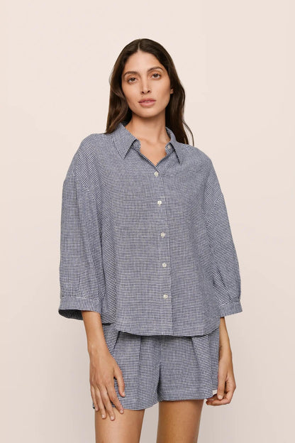 Eberjey Linen Blend Relaxed Short