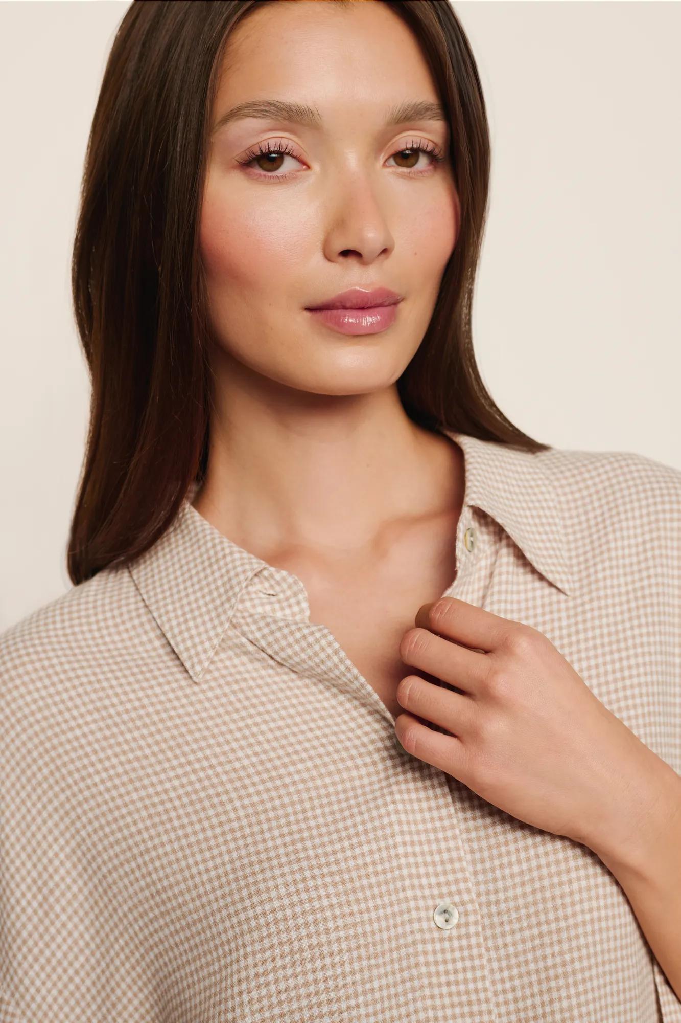 Eberjey Linen Blend Relaxed Top