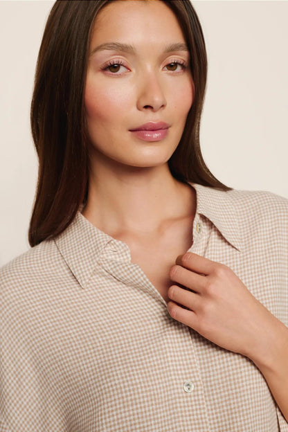 Eberjey Linen Blend Relaxed Top