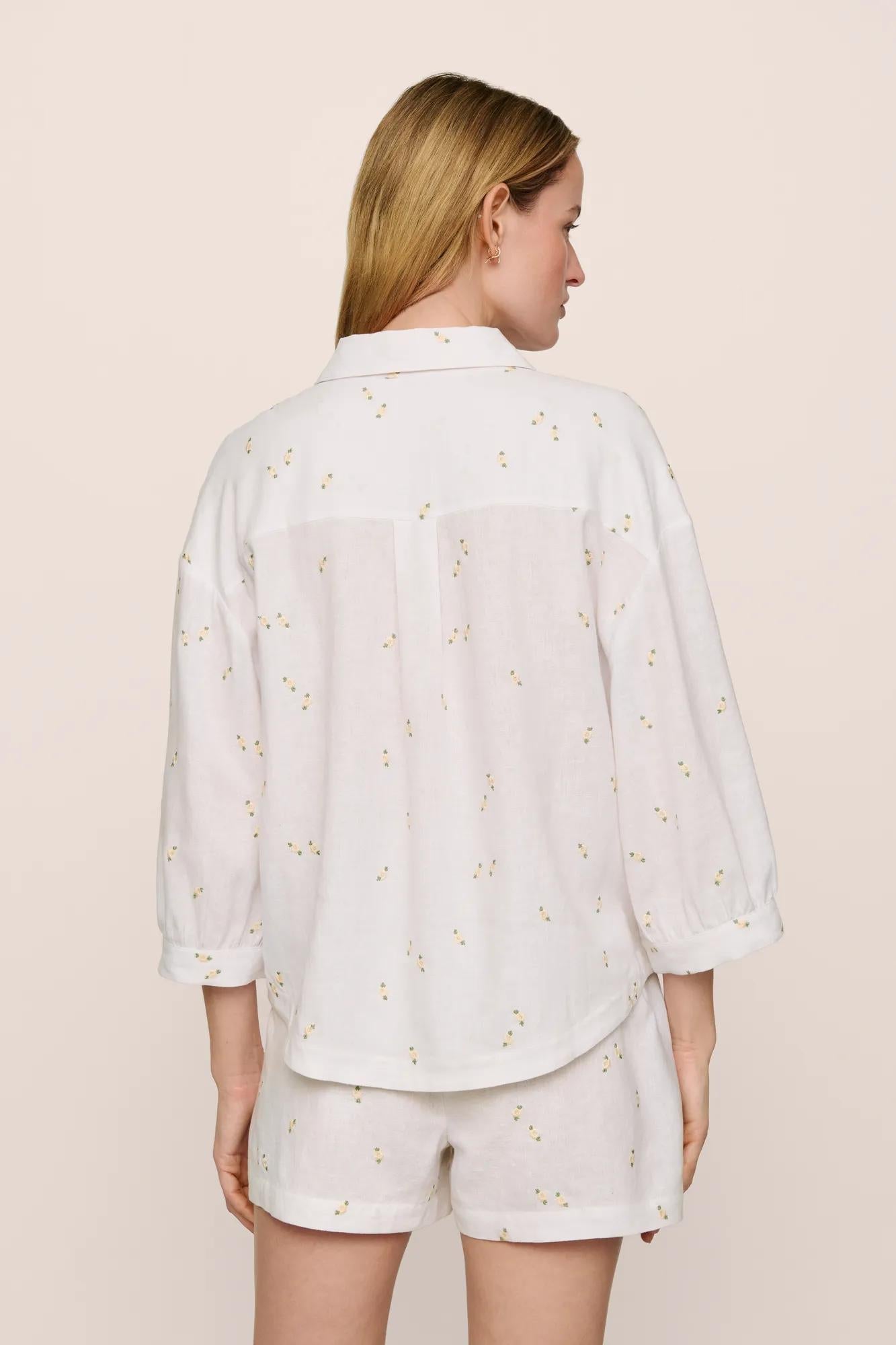 Eberjey Linen Blend Relaxed Top