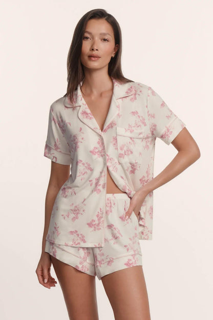 Eberjey Gisele Printed TENCEL™ Modal Relaxed Short PJ Set
