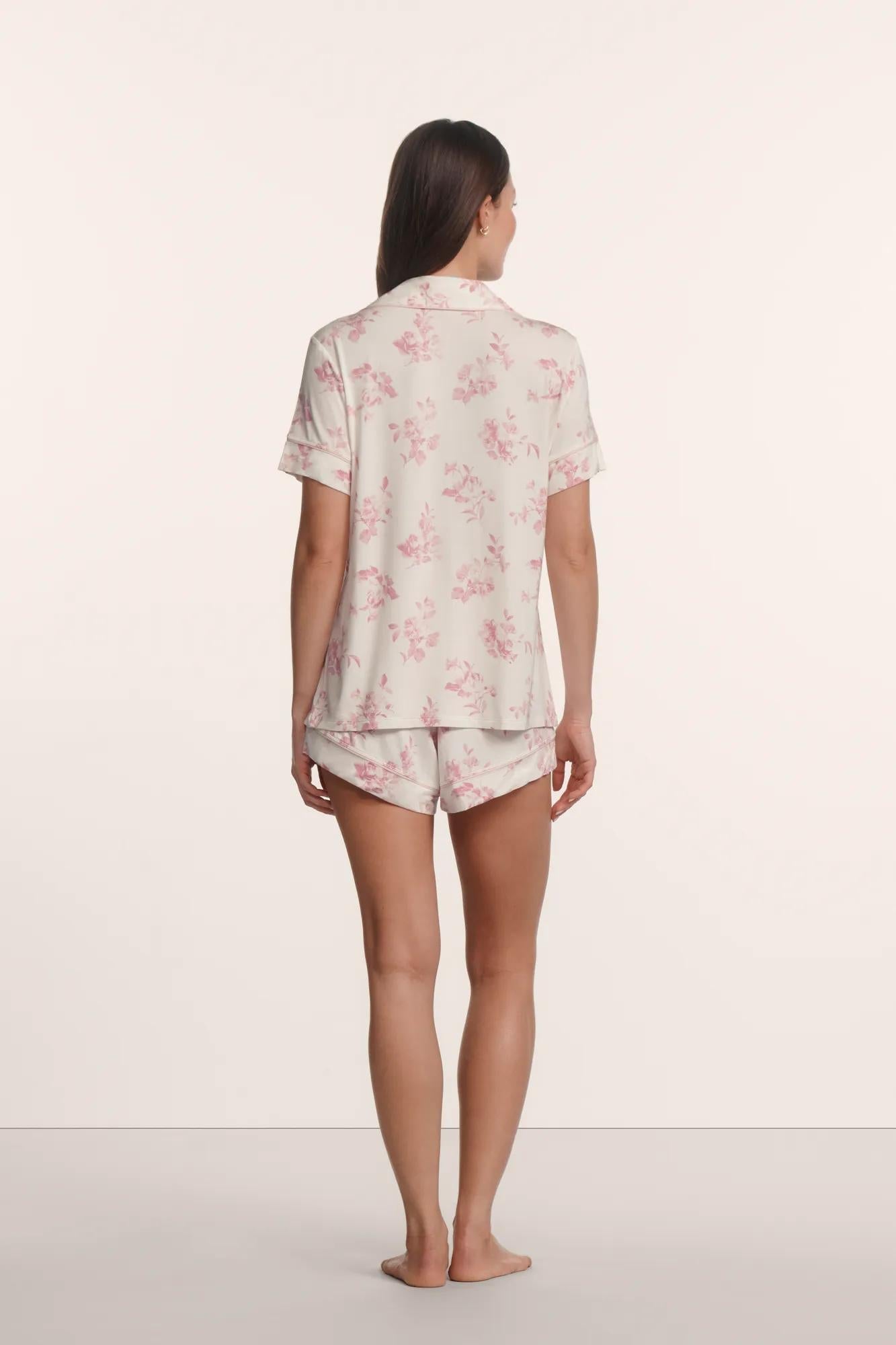 Eberjey Gisele Printed TENCEL™ Modal Relaxed Short PJ Set