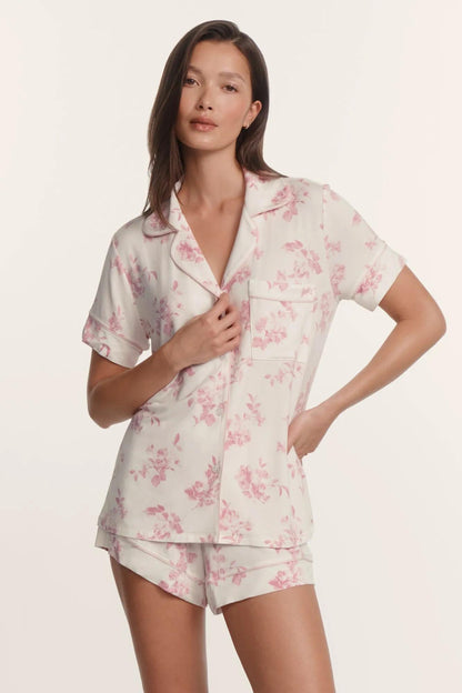 Eberjey Gisele Printed TENCEL™ Modal Relaxed Short PJ Set