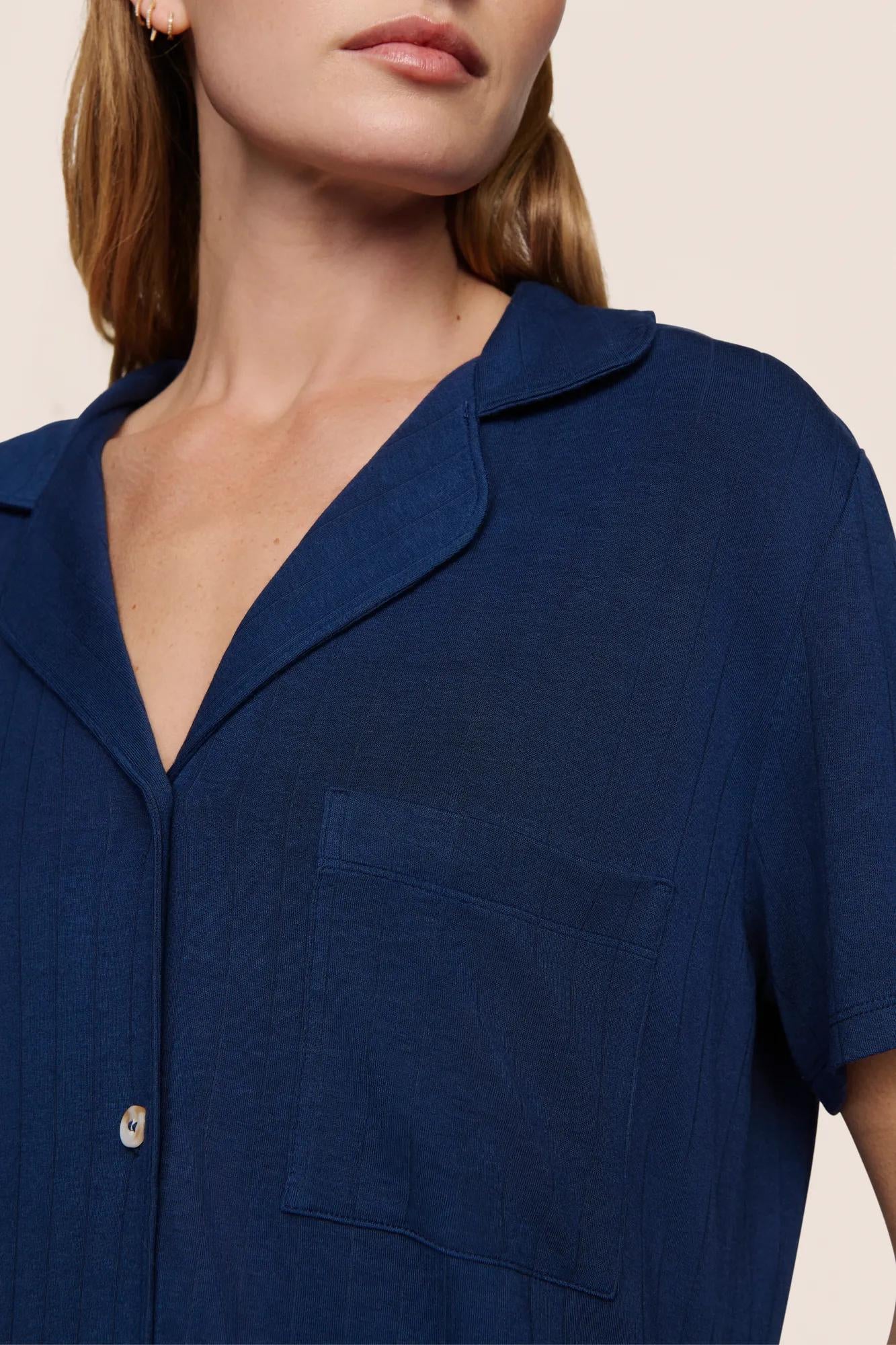 Eberjey Gisele TENCEL™ Modal Rib Relaxed Short PJ Set