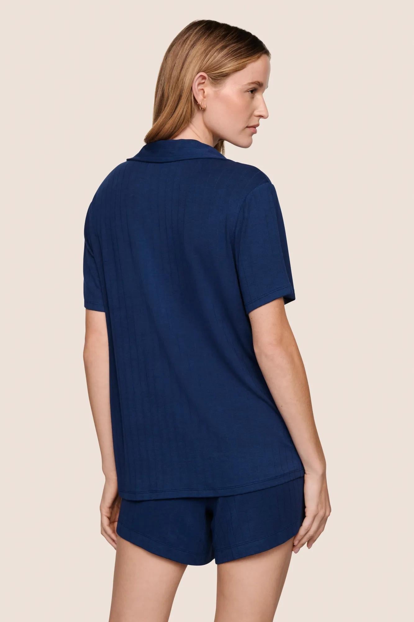 Eberjey Gisele TENCEL™ Modal Rib Relaxed Short PJ Set