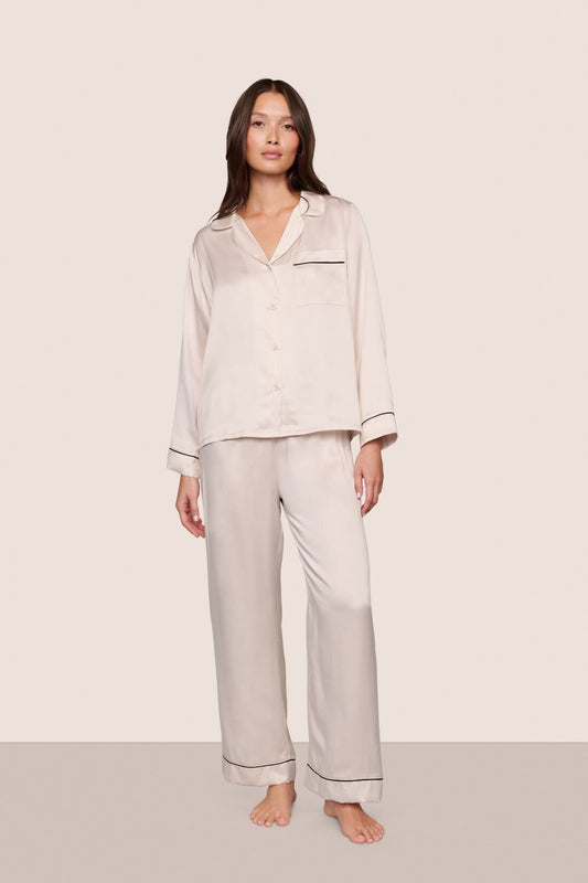 Eberjey Inez Washable Silk Long PJ Set