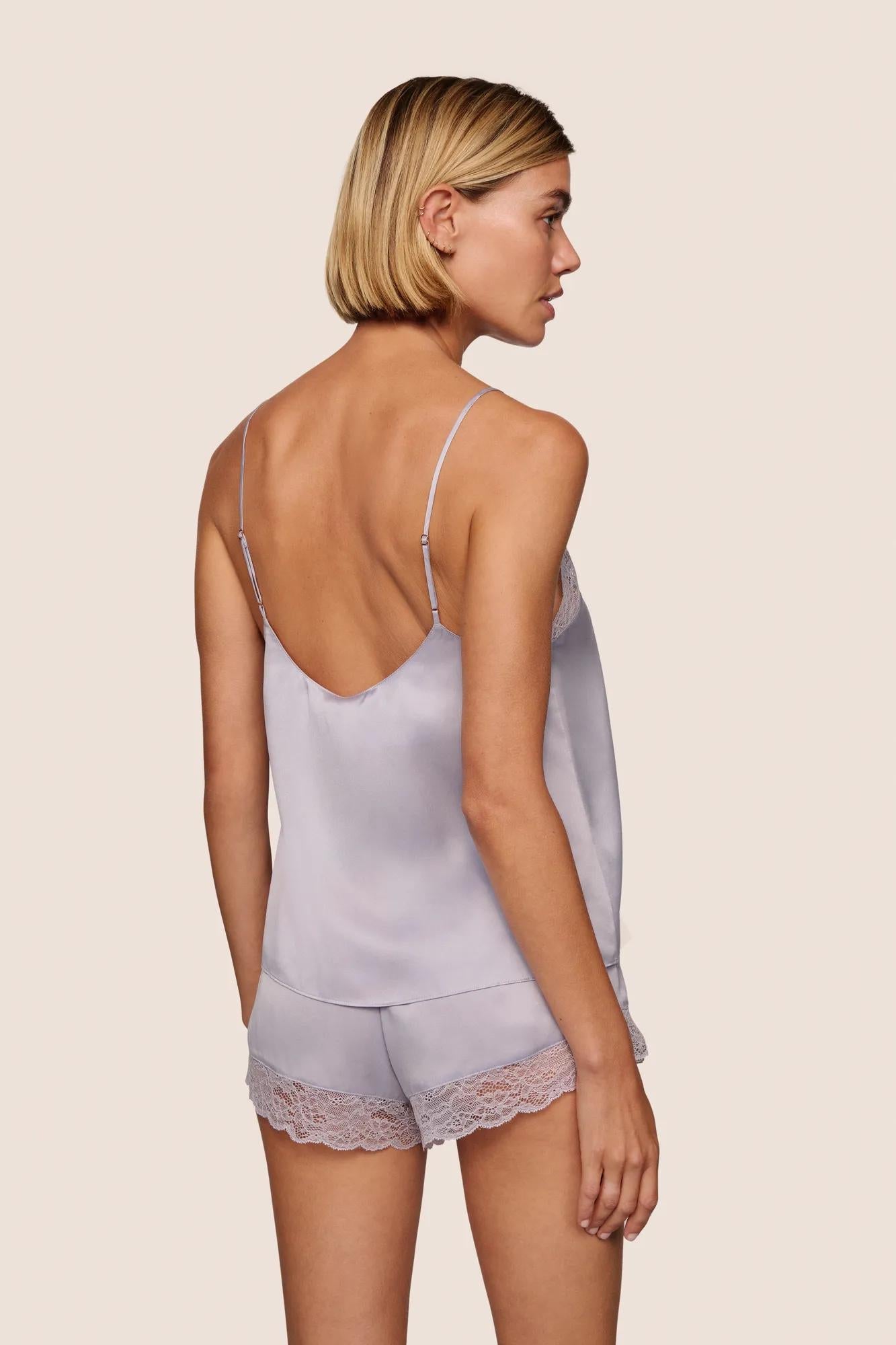 Eberjey Washable Silk Lace Cami & Short Set
