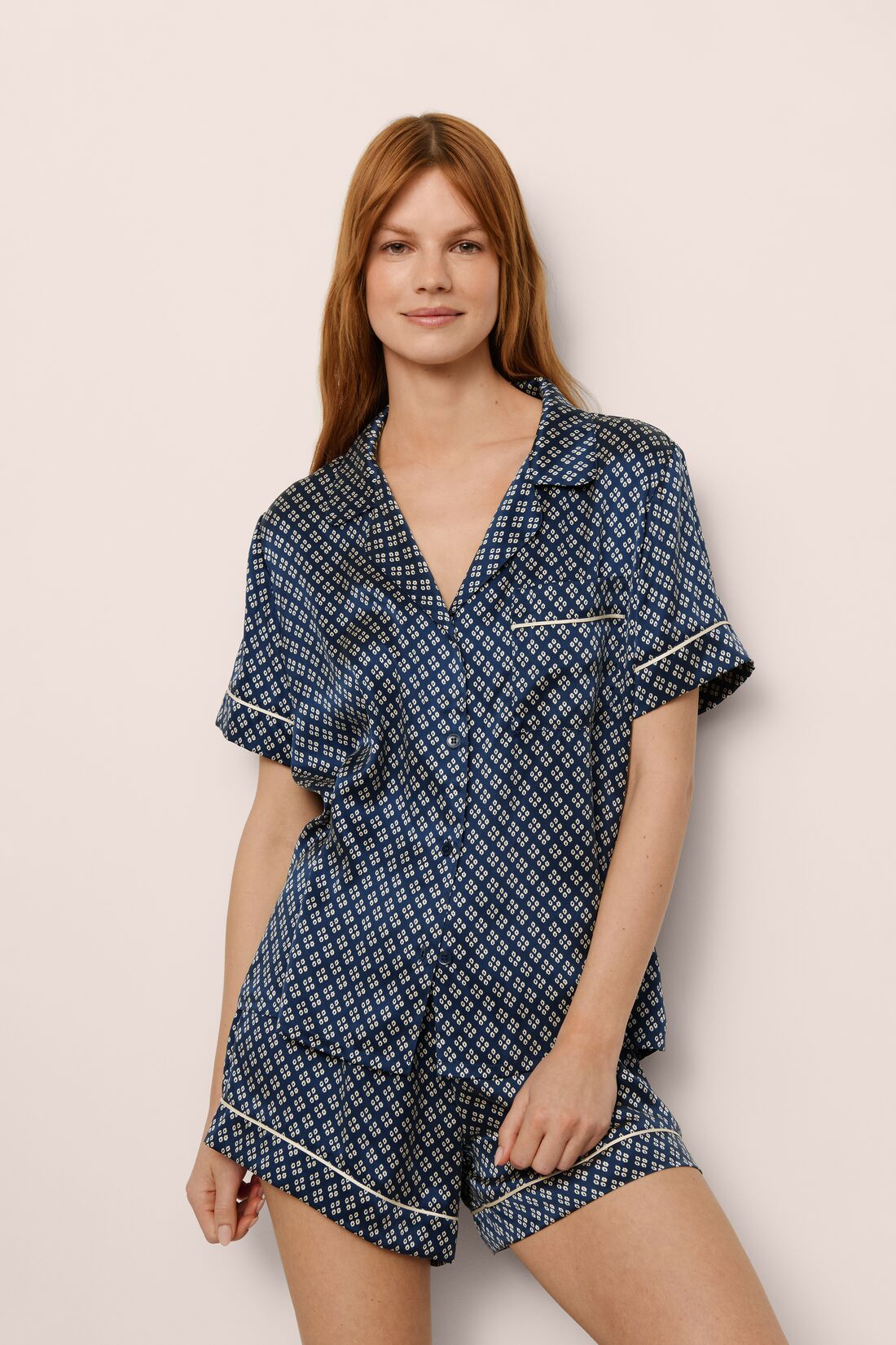Petite Batik Indigo Blue/Bone,X-Small