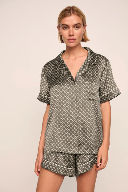 Petite Batik Smokey Olive/Ivory,X-Small
