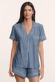 Duo Stripe Slate Blue/Ivory