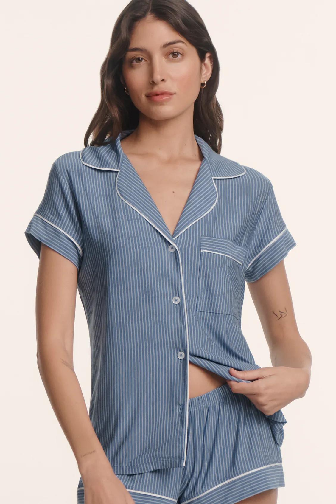 Duo Stripe Slate Blue/Ivory,XX-Small