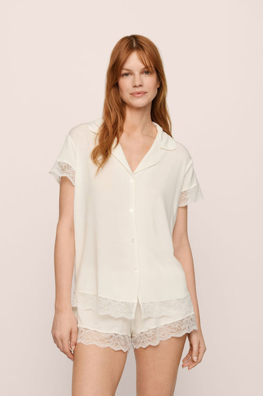 Eberjey Malou TENCEL™ Modal Shortie Short PJ Set