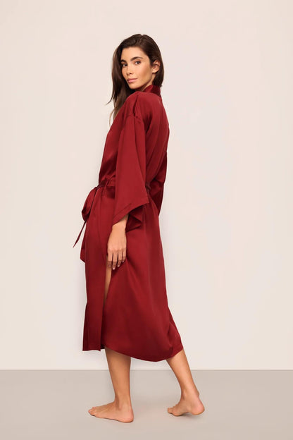 Eberjey Eberjey x Lily Aldridge - Inez Washable Silk Robe