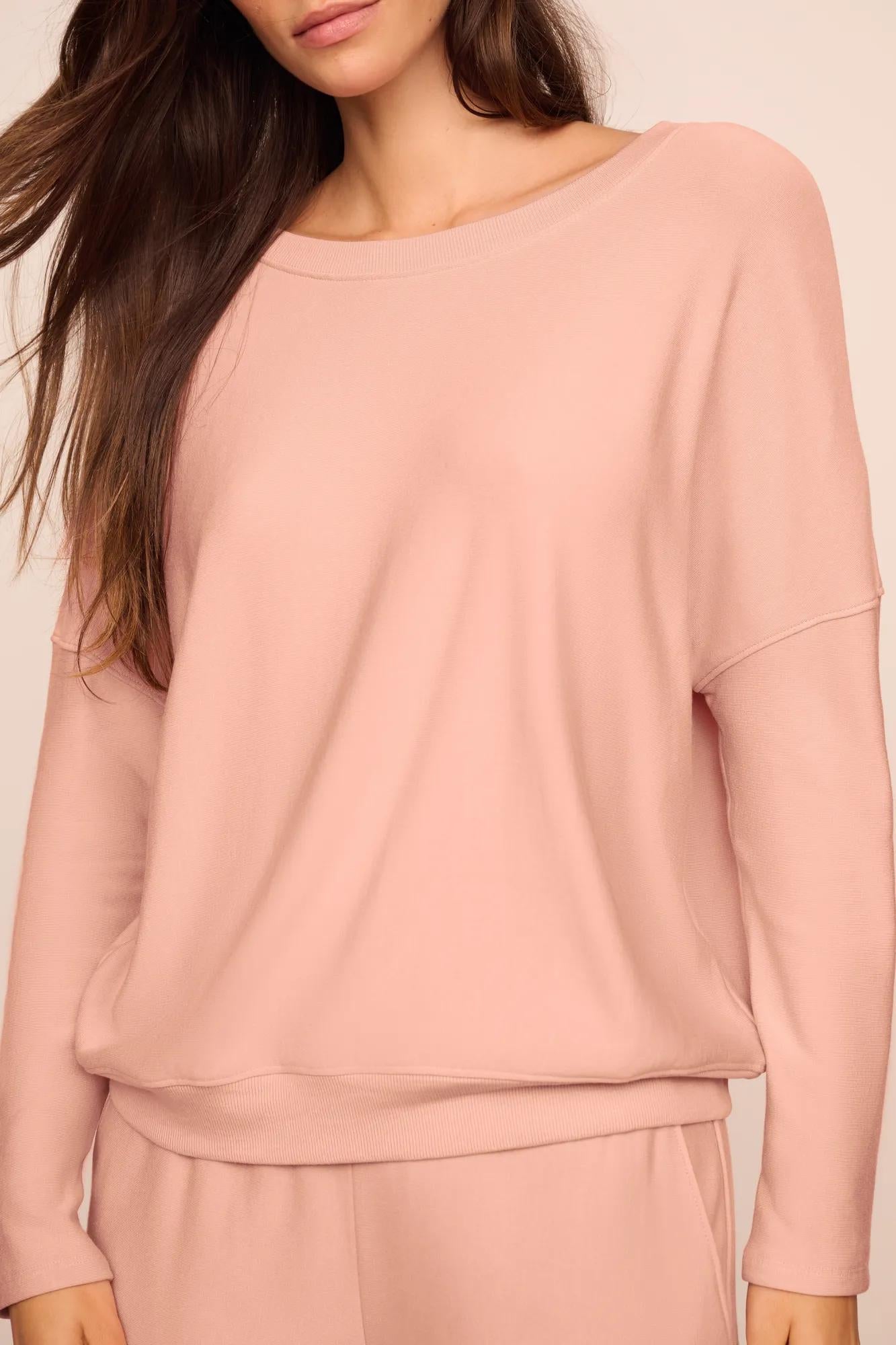 Eberjey Softest Sweats Boat Neck Pullover